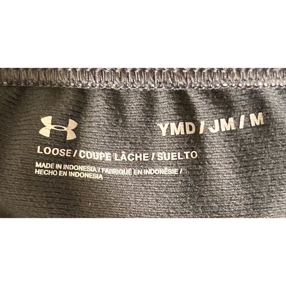 Under Armour Pennant Knit Gray Pants Joggers Youth Boy's Medium - Picture 6 of 6